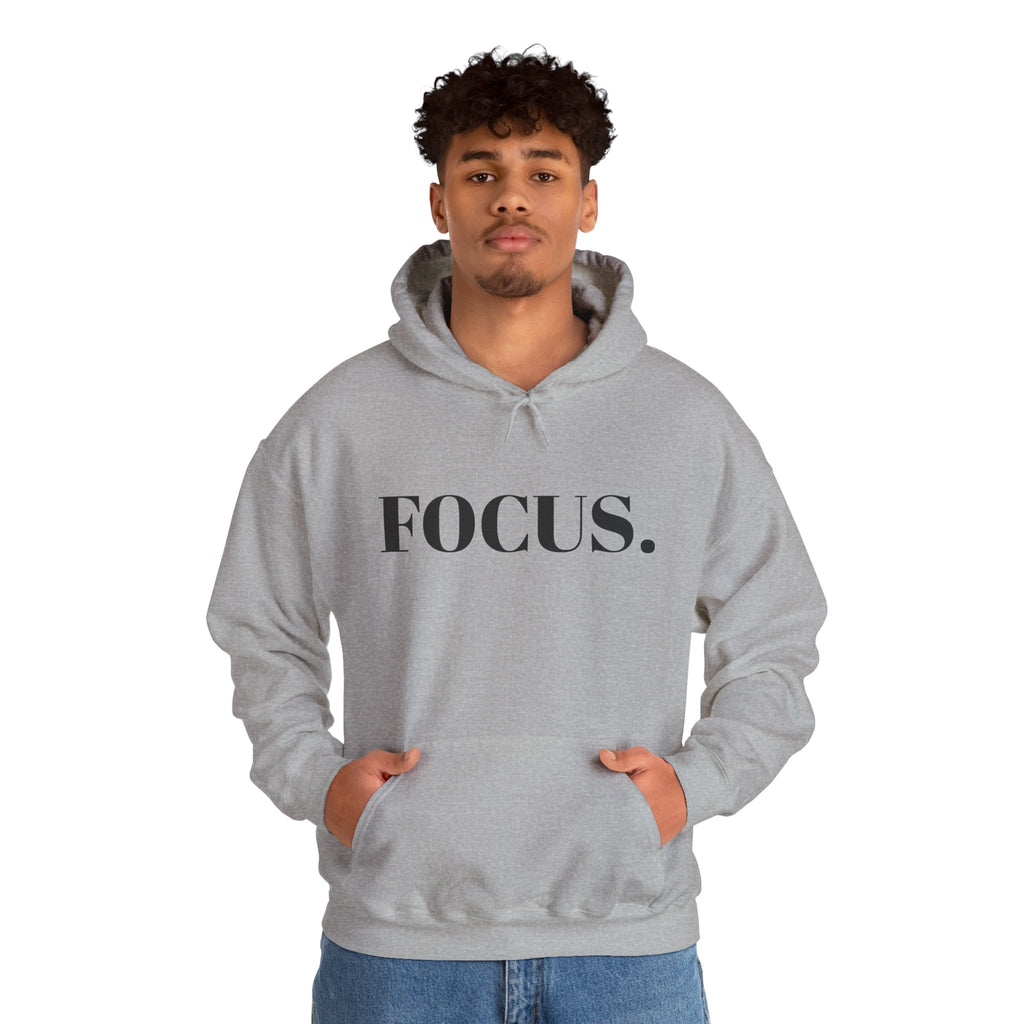 FOCUS. Hoodie — Minimal Motivational Pullover