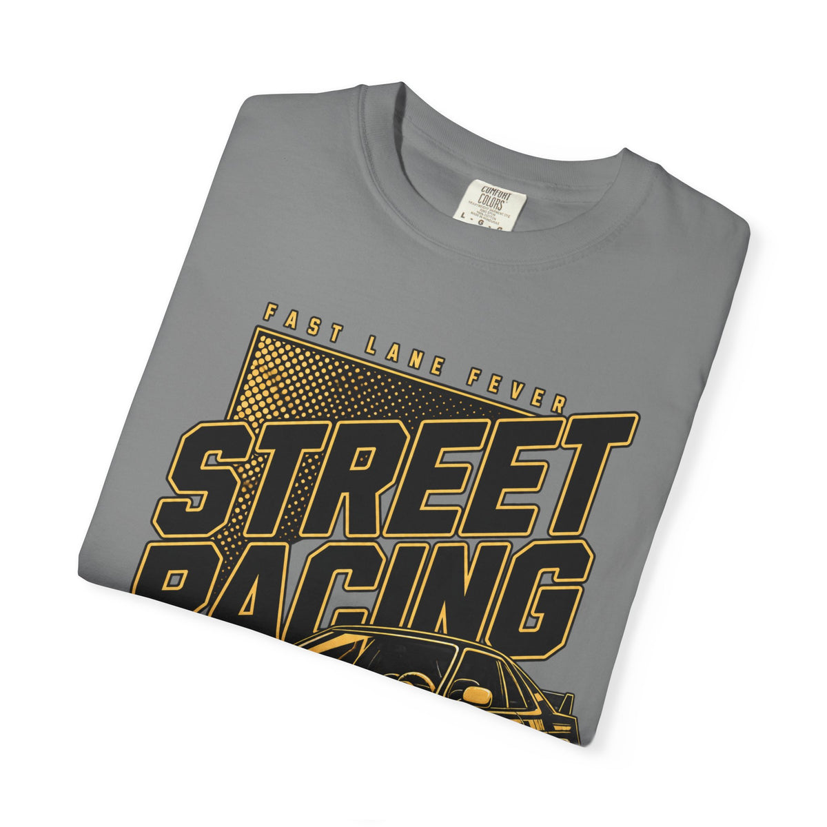 Street Racing Car T-Shirt — Retro Drift Racing Graphic Tee