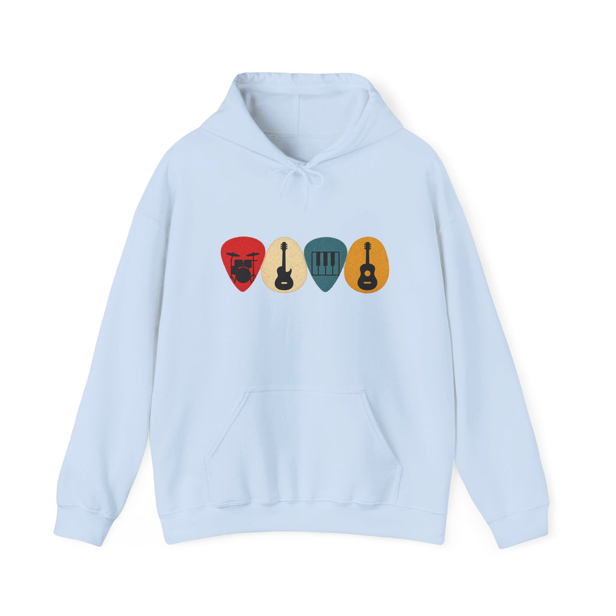Guitar Picks Graphic Hoodie