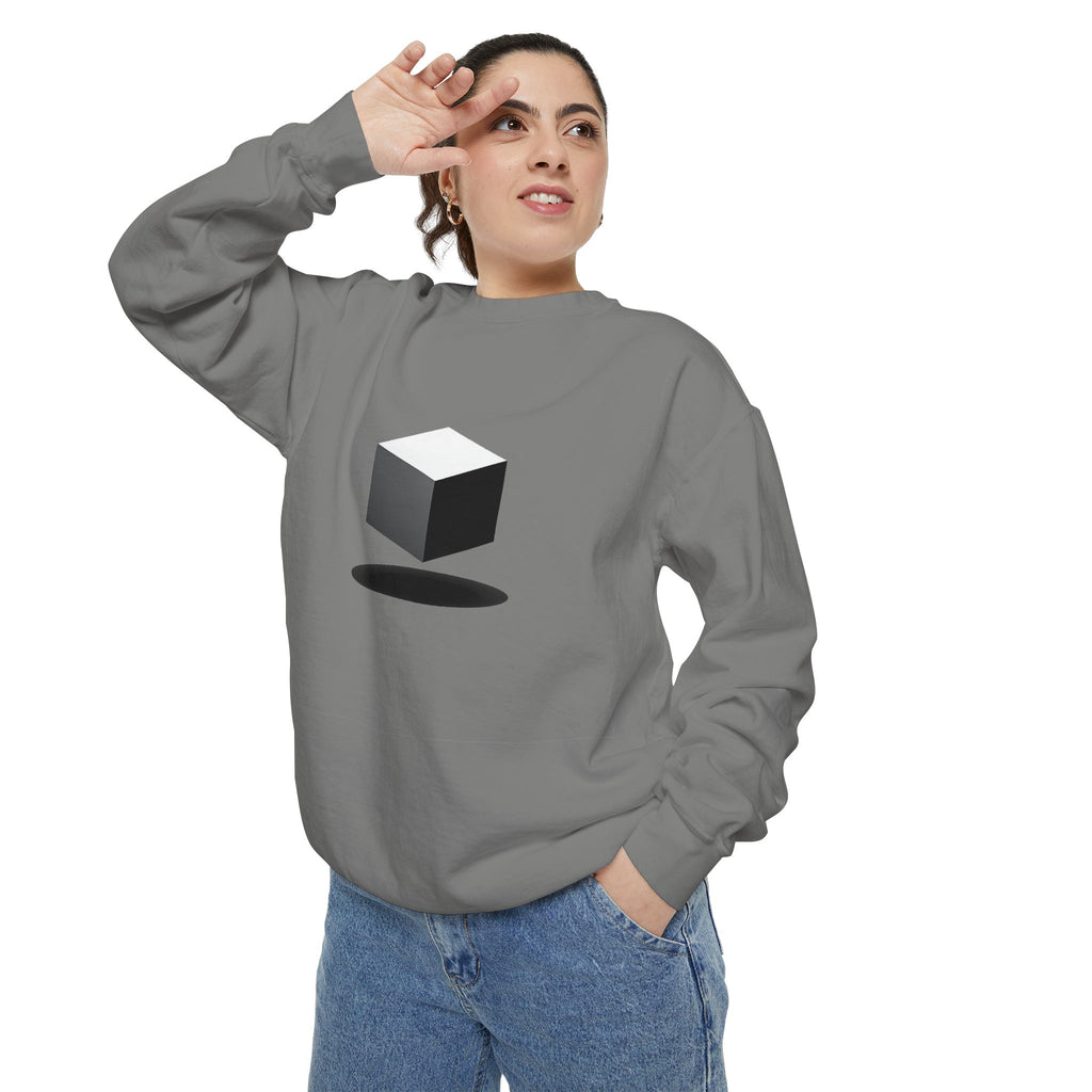 Minimalist Book Logo Sweatshirt — Reading Club Graphic Crewneck