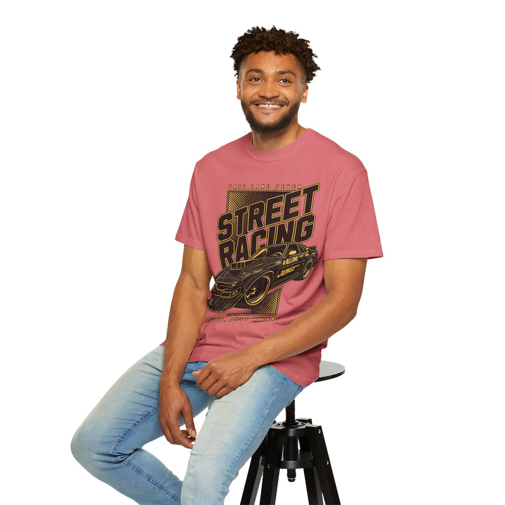 Street Racing Car T-Shirt — Retro Drift Racing Graphic Tee