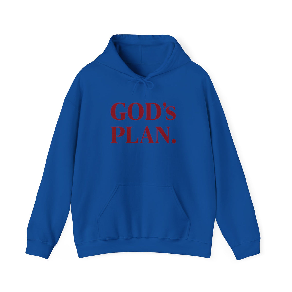 God's Plan Hoodie — Faith-Inspired White Pullover