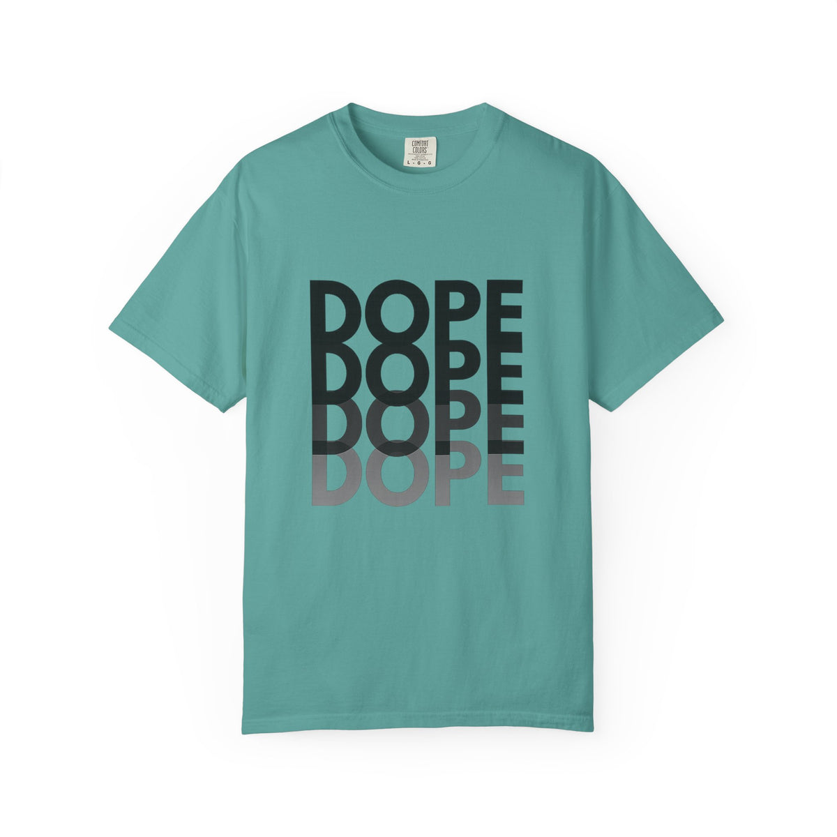 Dope Repeat Graphic T-Shirt — Retro Stacked Typography Tee