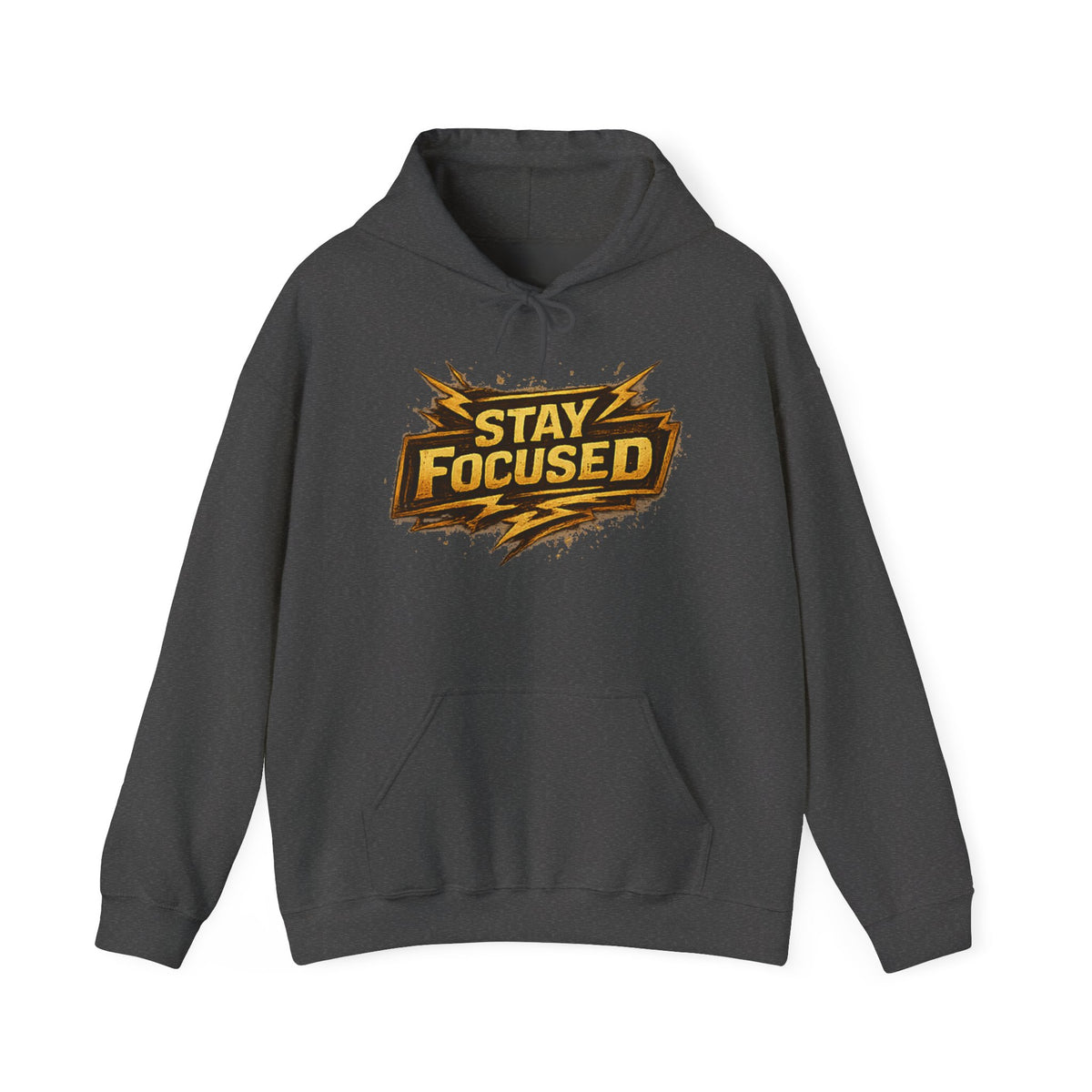 Stay Focused Hoodie — Motivational Graphic Pullover