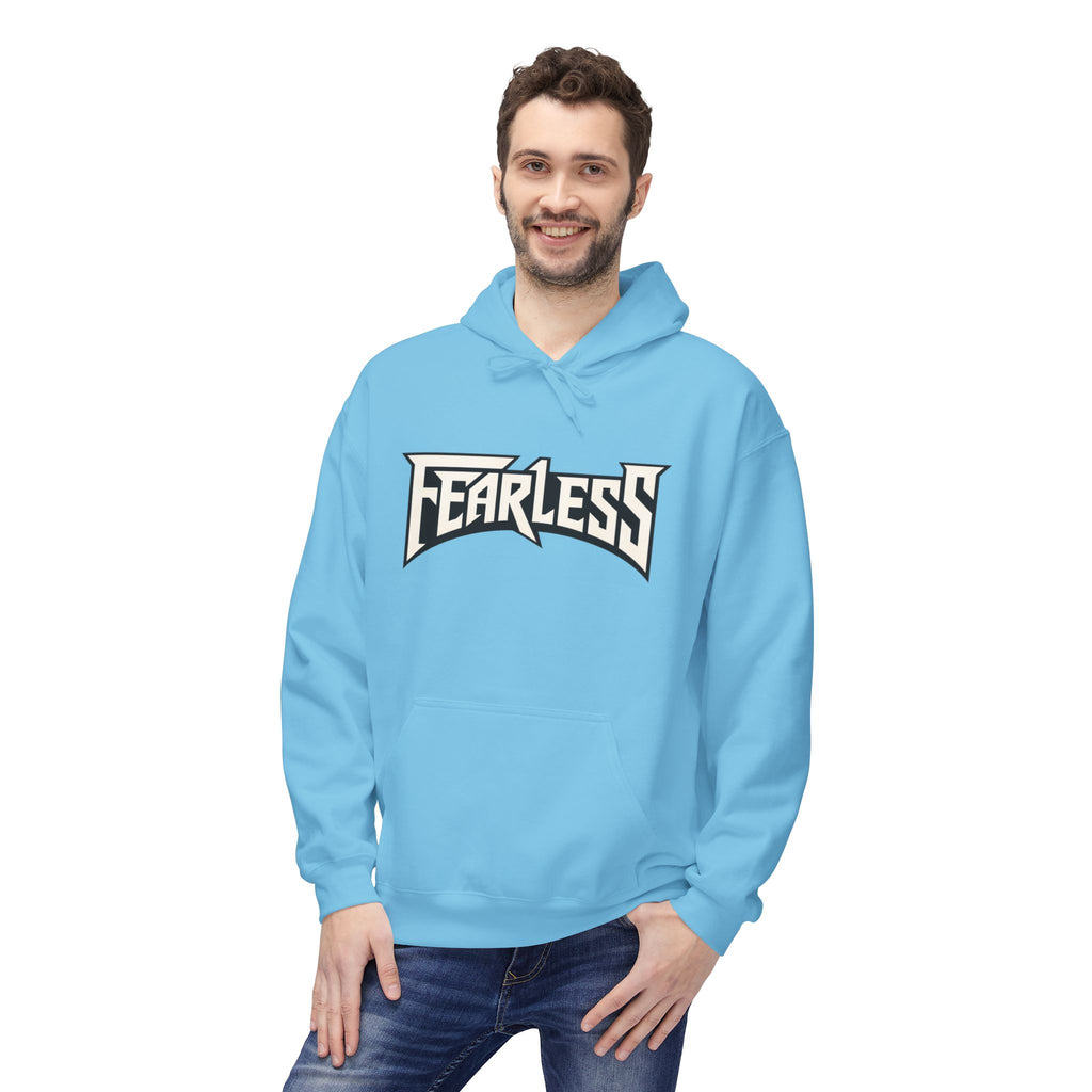 Fearless Graphic Hoodie — Bold Retro Logo Pullover