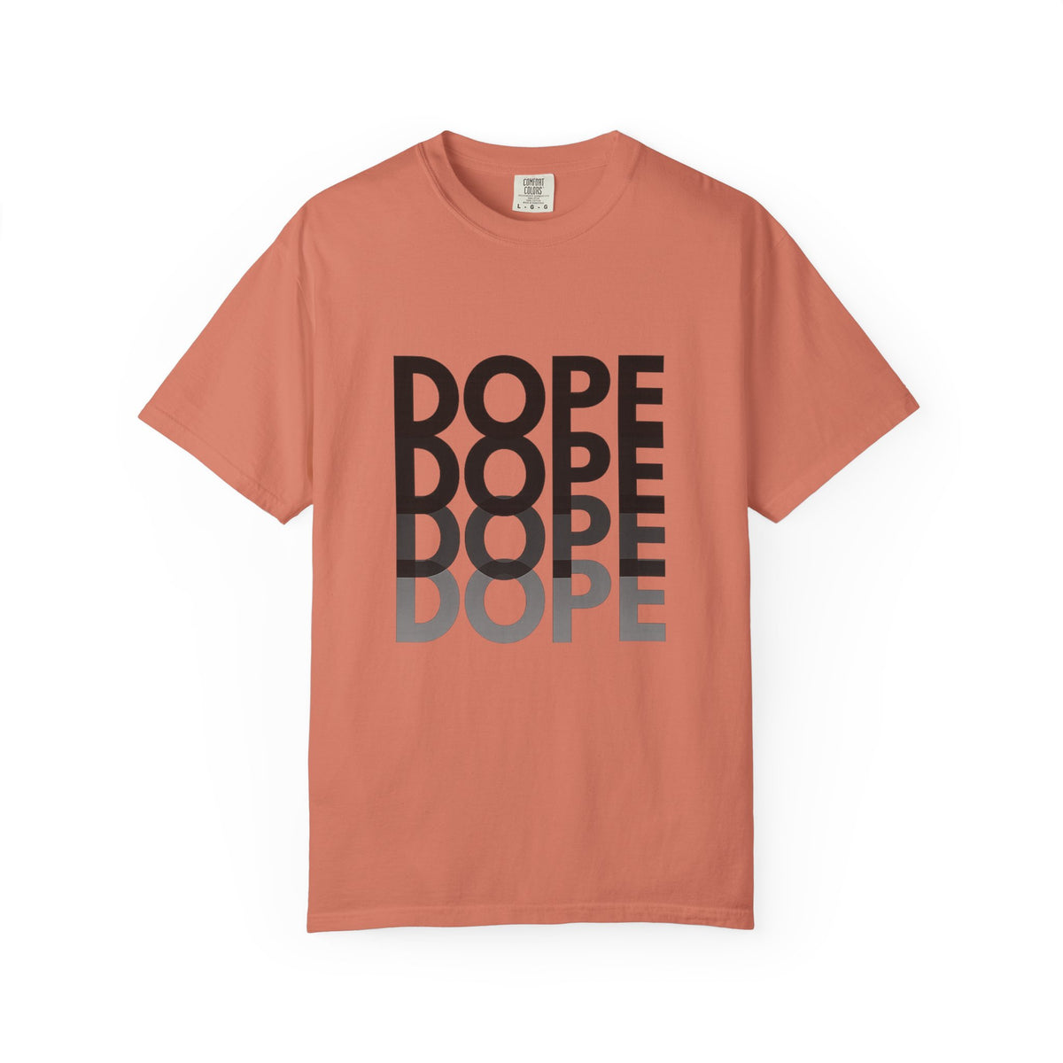 Dope Repeat Graphic T-Shirt — Retro Stacked Typography Tee