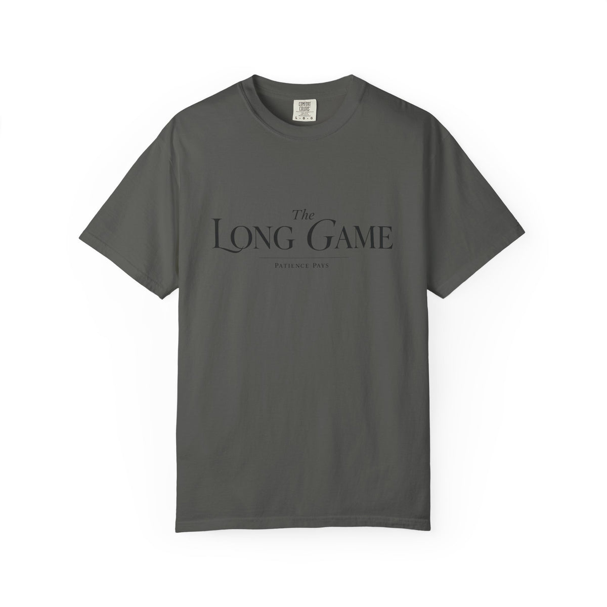 The Long Game T-Shirt — Minimalist Script Tee
