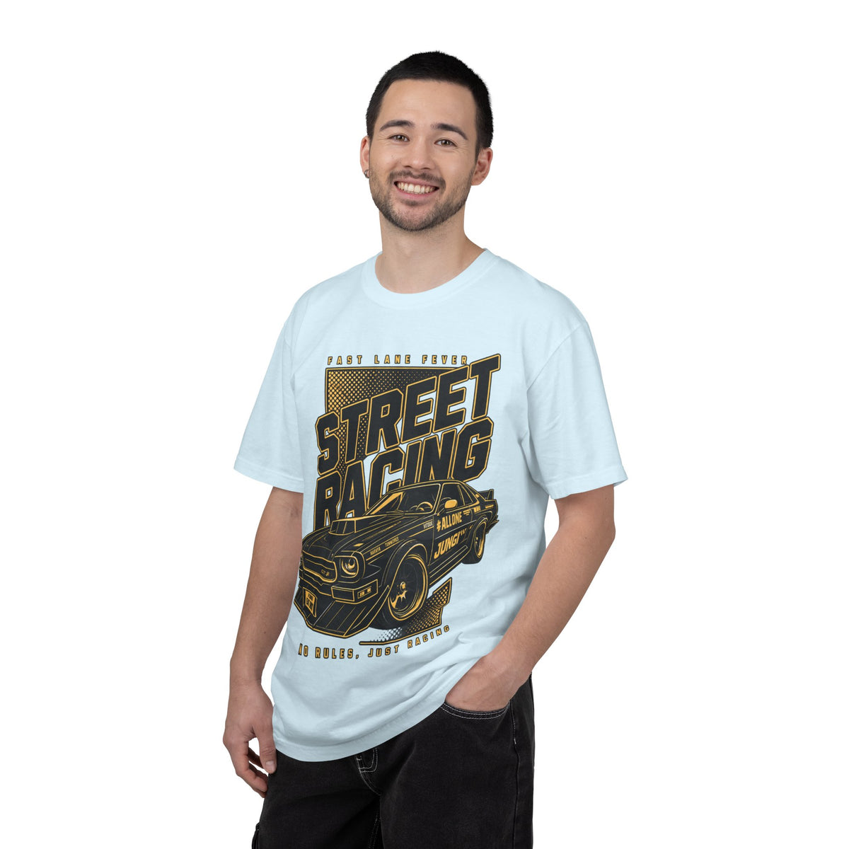 Street Racing Car T-Shirt — Retro Drift Racing Graphic Tee