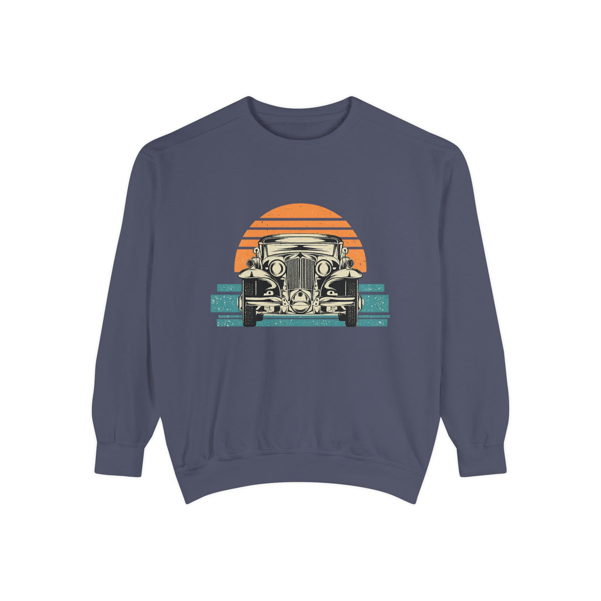 Vintage Car Sunset Sweatshirt