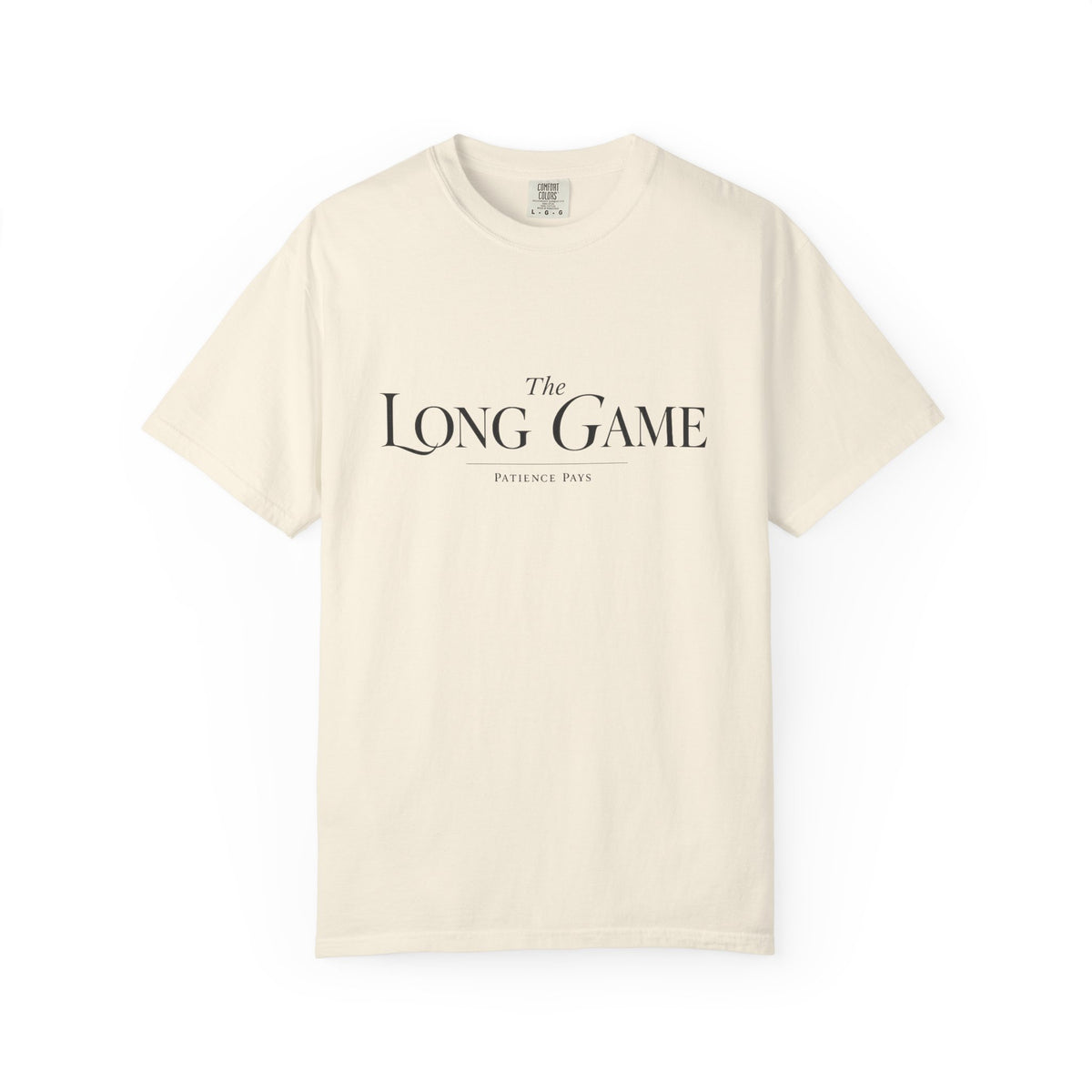 The Long Game T-Shirt — Minimalist Script Tee