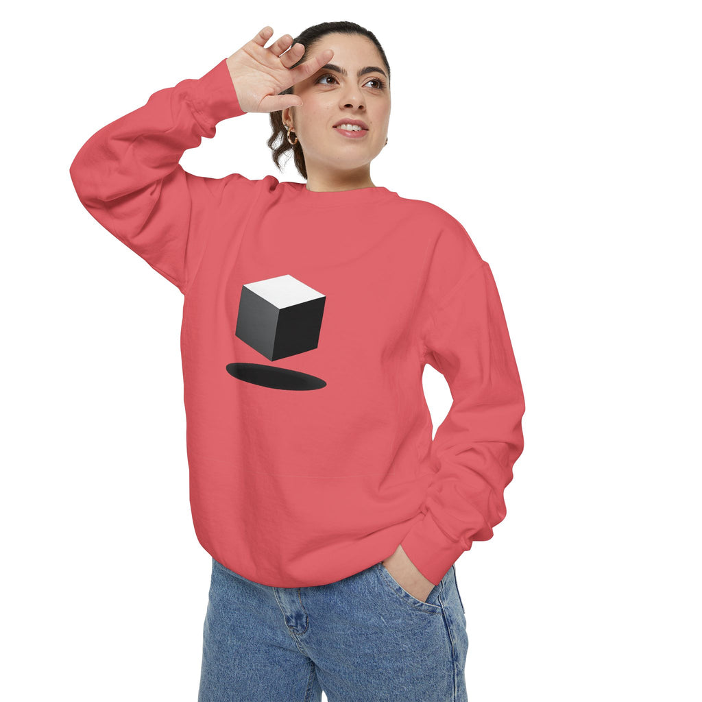 Minimalist Book Logo Sweatshirt — Reading Club Graphic Crewneck