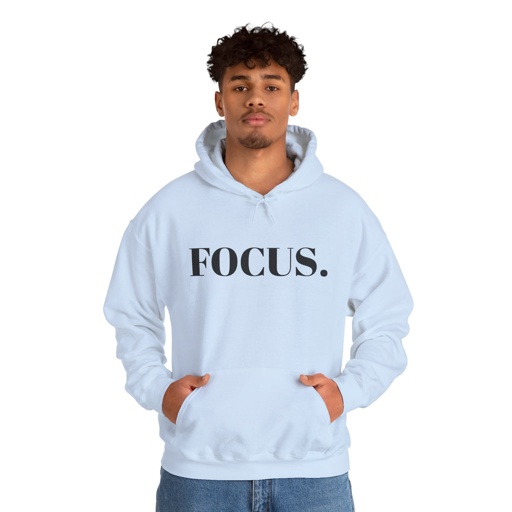 FOCUS. Hoodie — Minimal Motivational Pullover