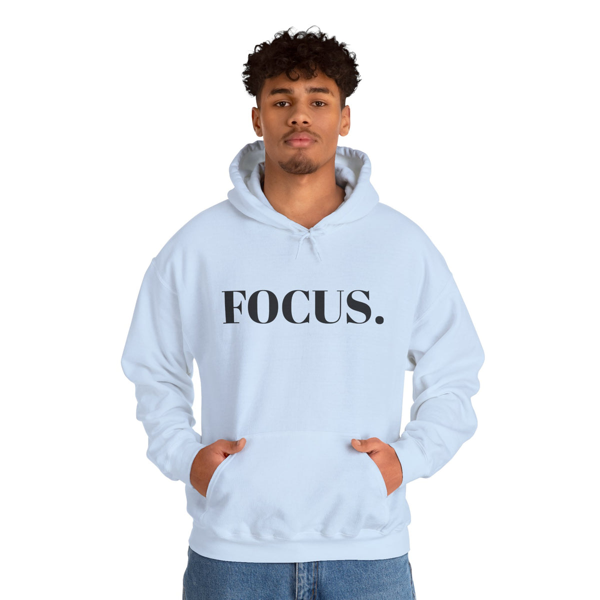 FOCUS. Hoodie — Minimal Motivational Pullover