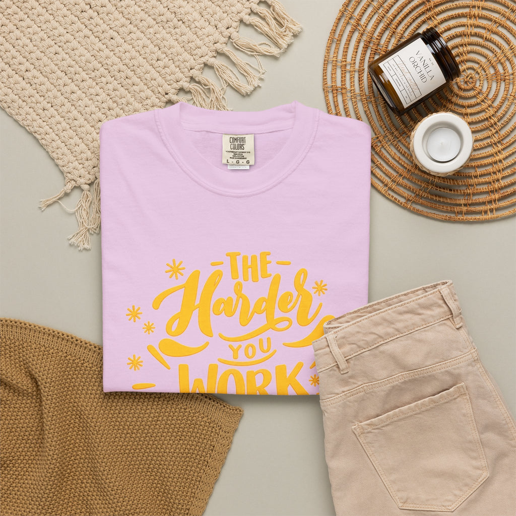 Motivational T-Shirt — "The Harder You Work The Better You Get" Graphic Tee