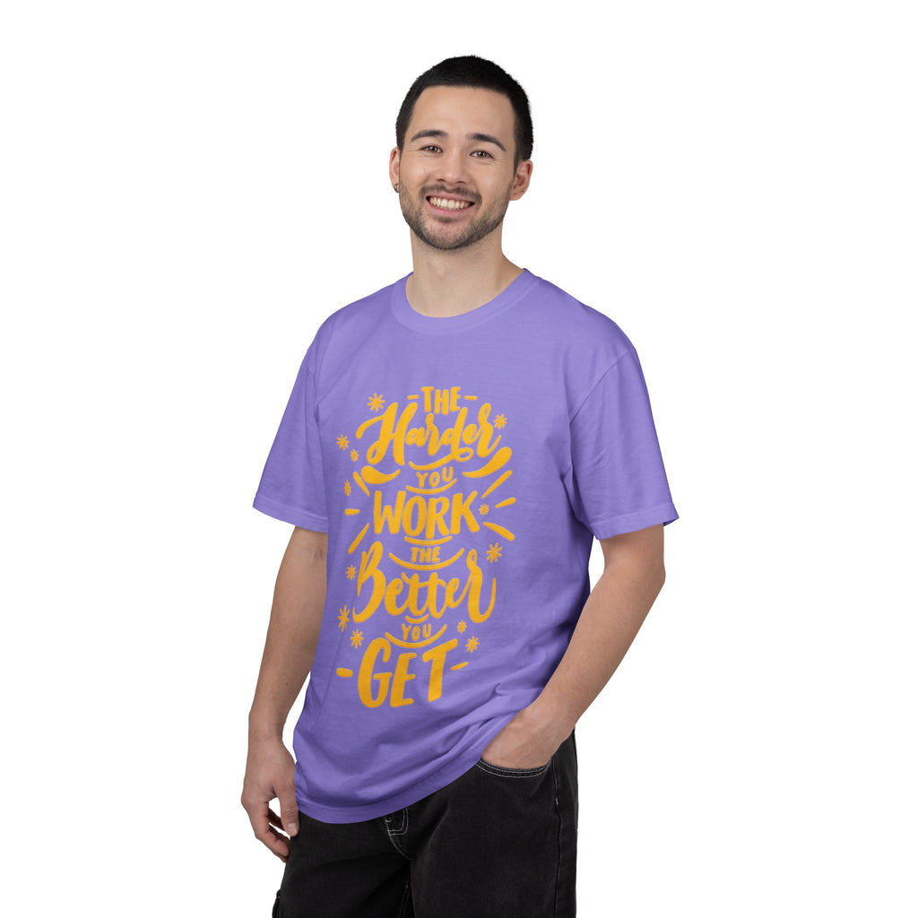 Motivational T-Shirt — "The Harder You Work The Better You Get" Graphic Tee