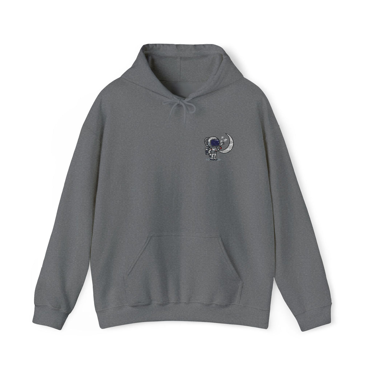 Skull Moon Hoodie — Gothic Night Sky Graphic Sweatshirt