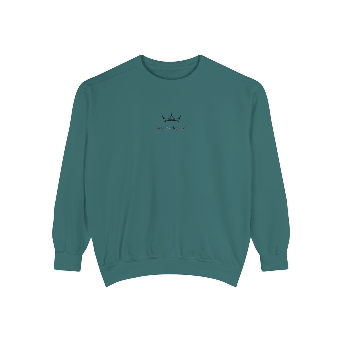Minimal Sailboat Crewneck Sweatshirt — 'Sail the Sea' Graphic