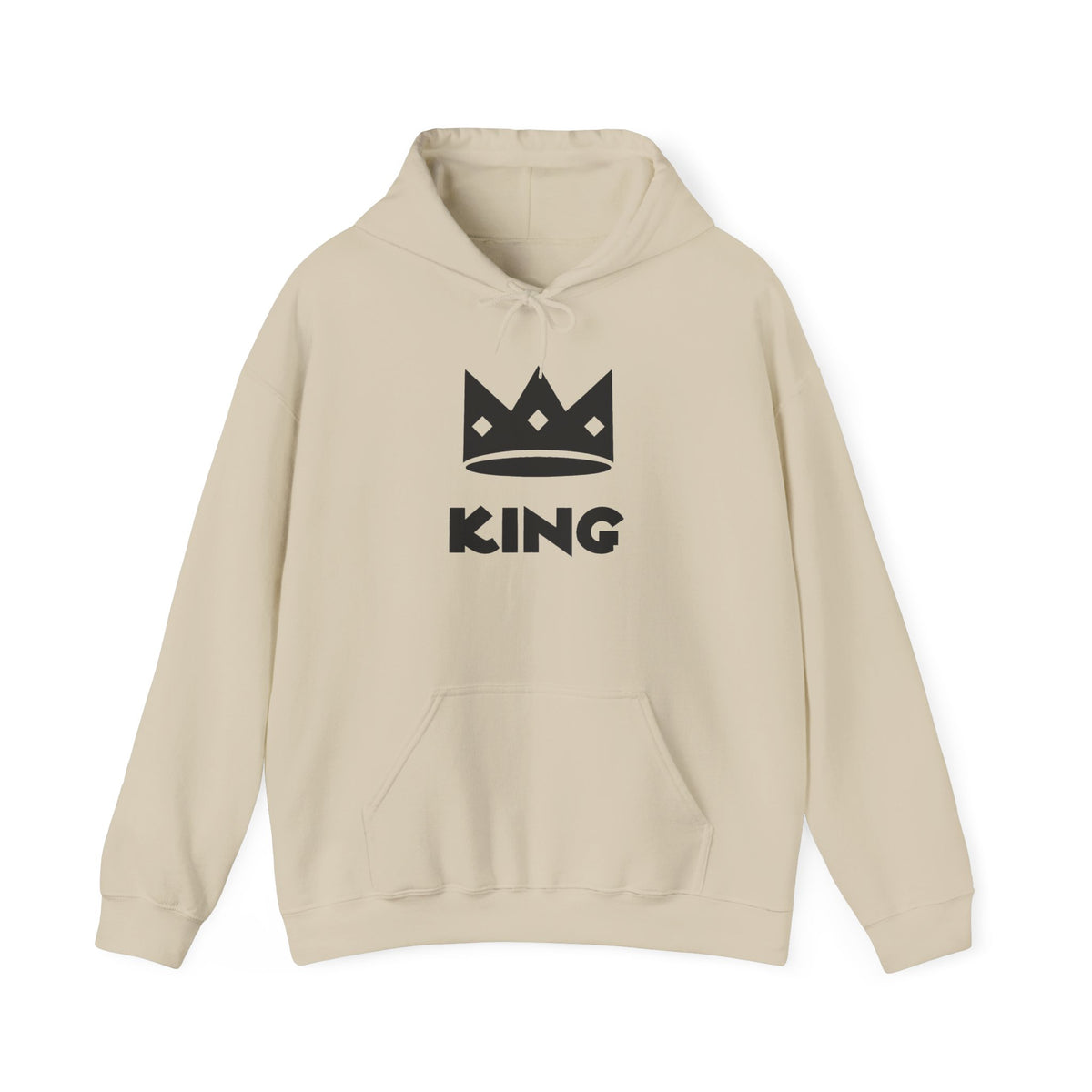 King Crown Hoodie — Bold 'KING' Graphic Pullover