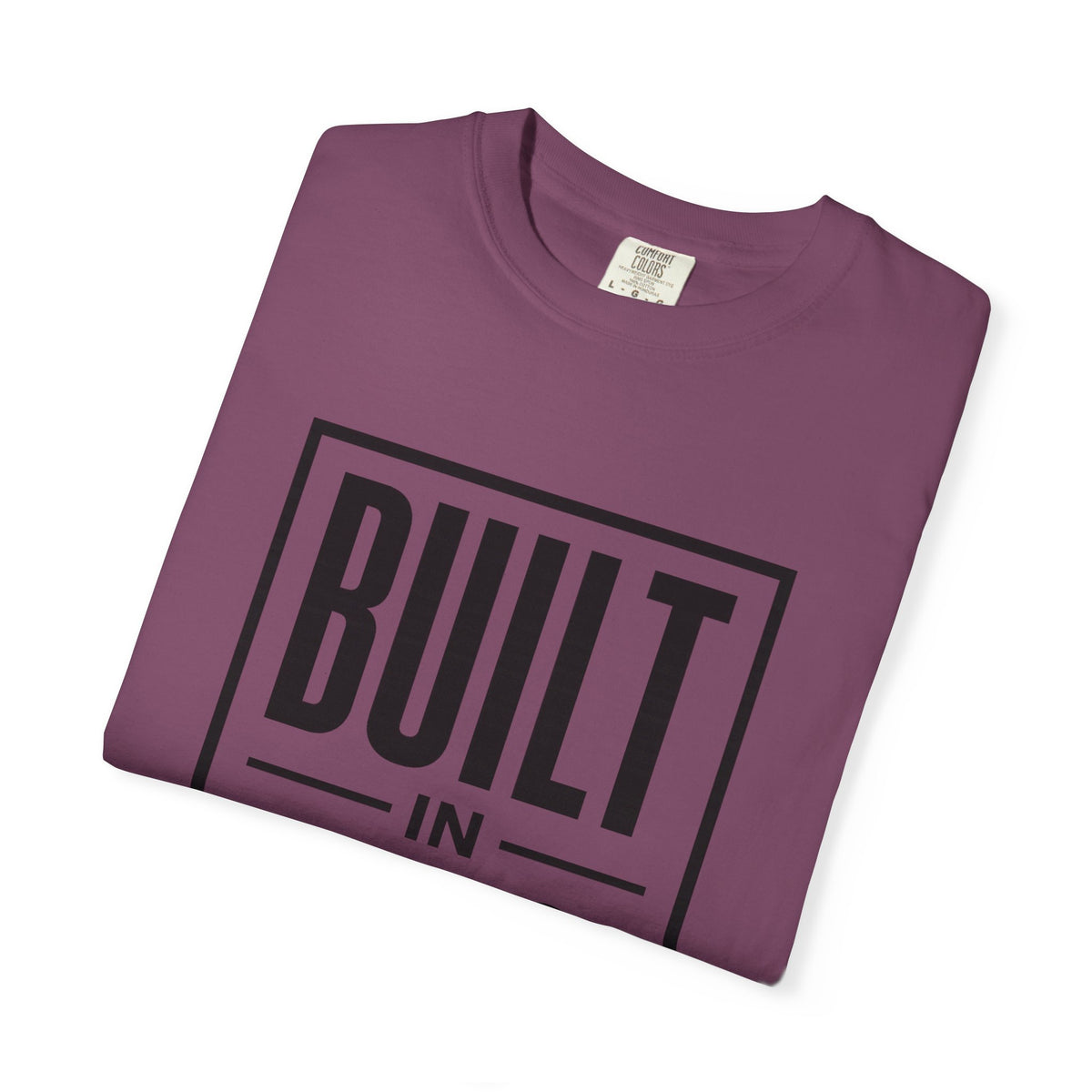 Built In Silence T-Shirt — Minimalist Bold Typography Tee