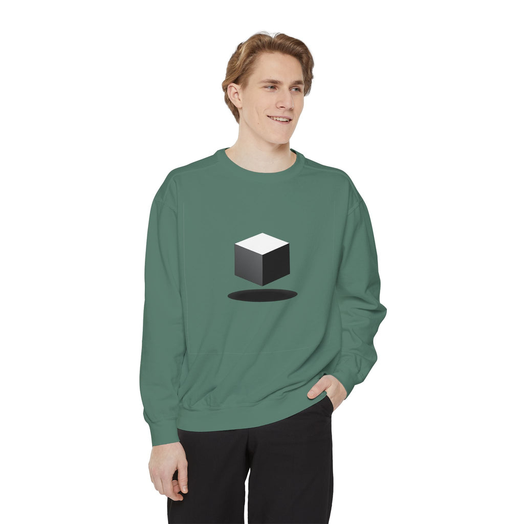 Minimalist Book Logo Sweatshirt — Reading Club Graphic Crewneck