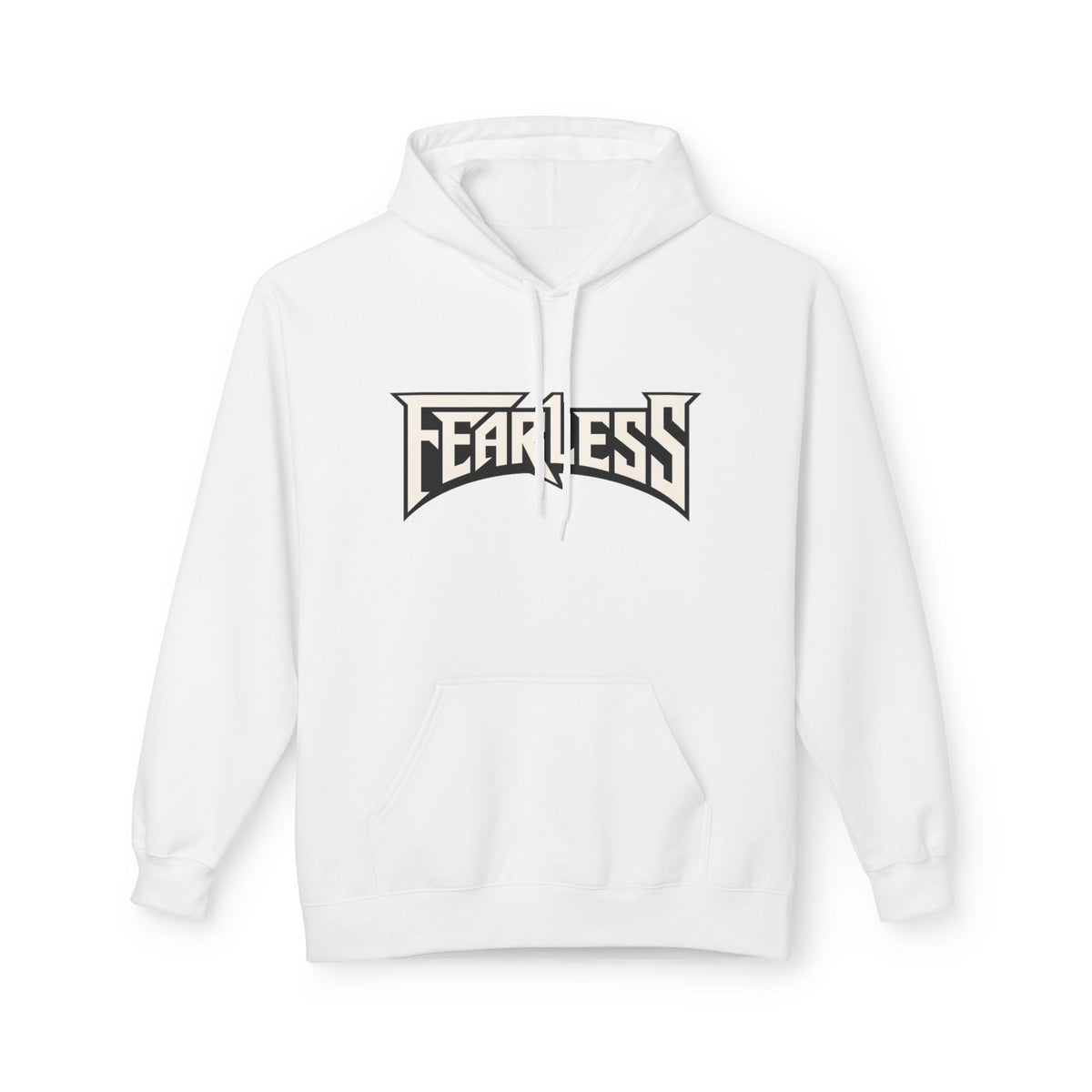 Fearless Graphic Hoodie — Bold Retro Logo Pullover