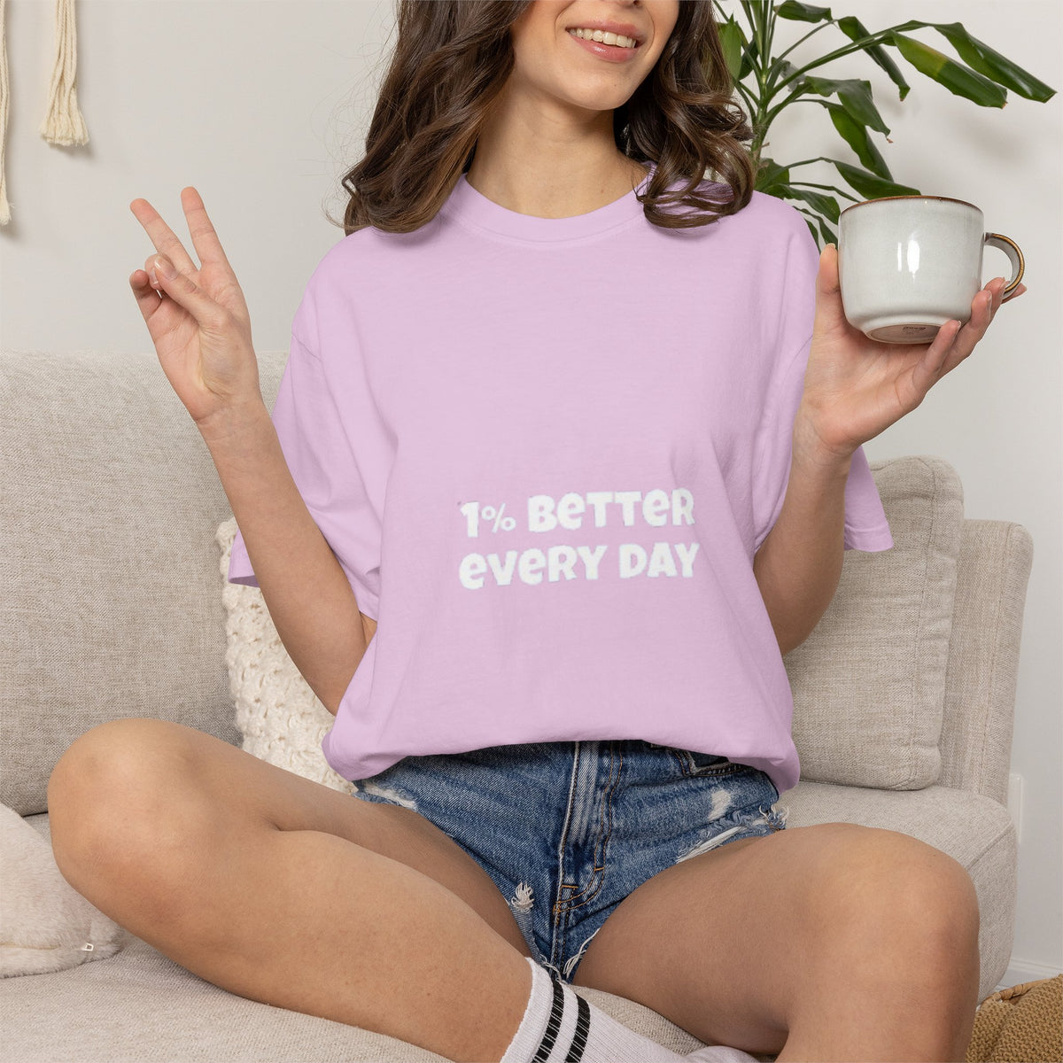 1% Better Every Day T-Shirt — Motivational Daily Progress Tee