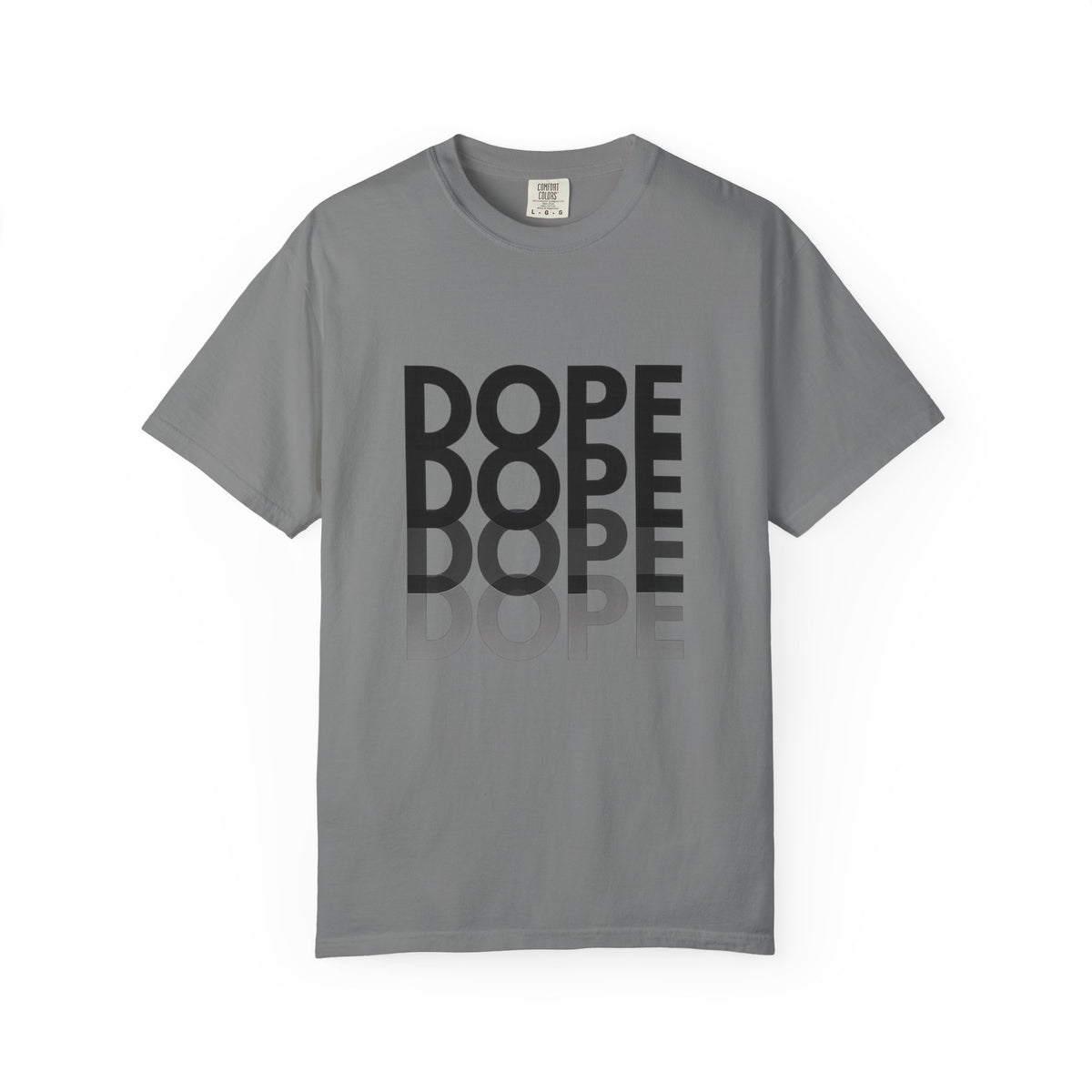 Dope Repeat Graphic T-Shirt — Retro Stacked Typography Tee
