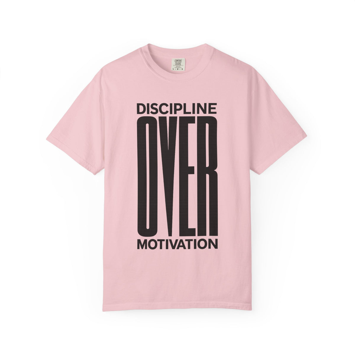 Discipline Over Motivation T-Shirt — Motivational Fitness Tee