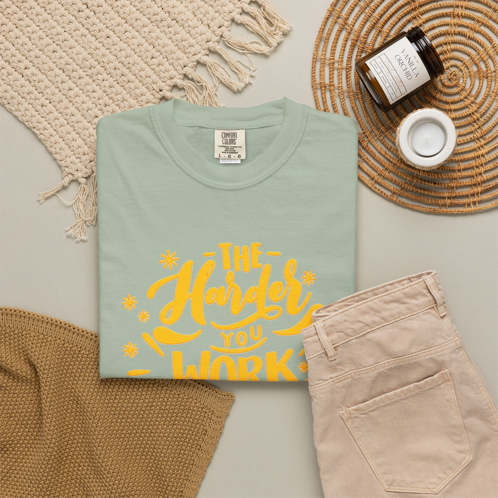Motivational T-Shirt — "The Harder You Work The Better You Get" Graphic Tee