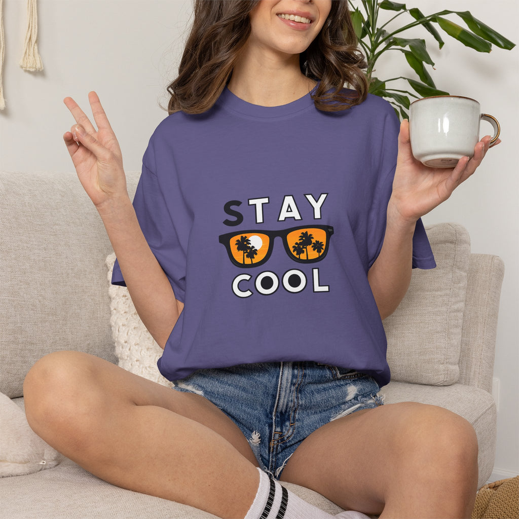 Stay Cool Sunglasses Graphic T-Shirt