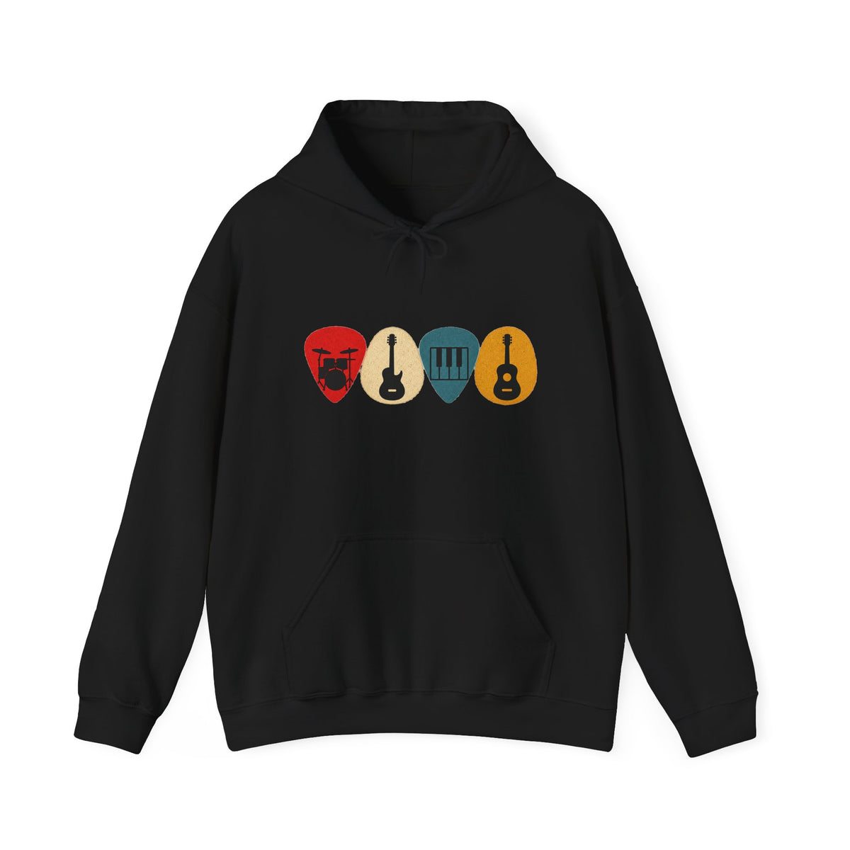 Guitar Picks Graphic Hoodie