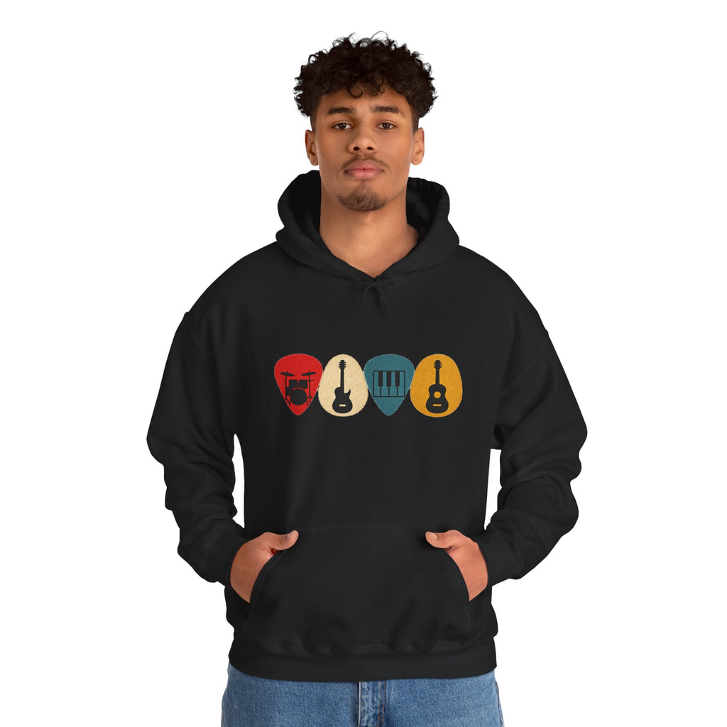 Guitar Picks Graphic Hoodie