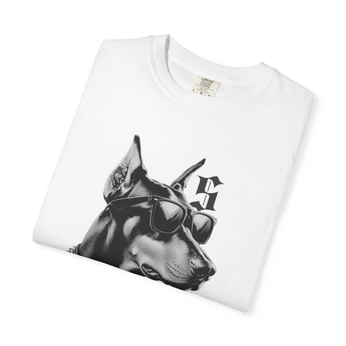 Doberman Sunglasses Graphic T-Shirt — "Snooper" Streetwear Tee
