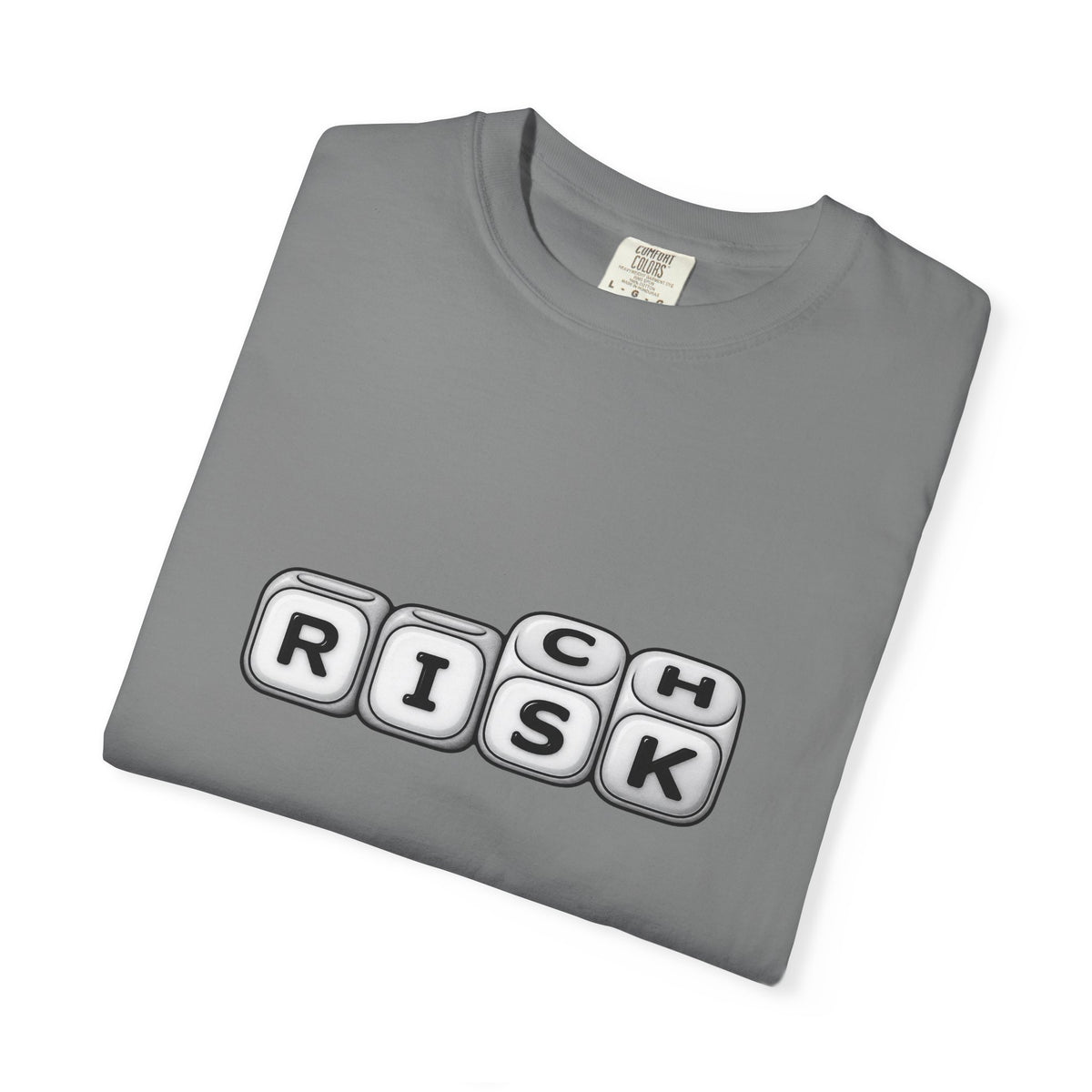 T-Shirt — 'RISK' Dice Block Graphic Tee