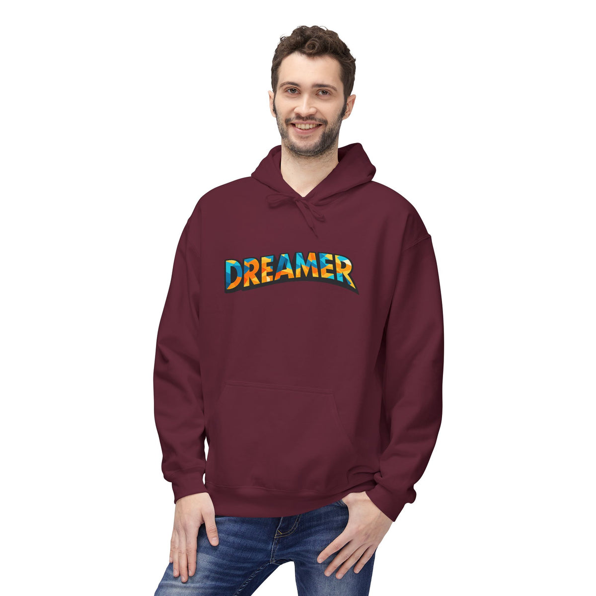 Dreamer Hoodie — Colorful Retro Graphic Pullover