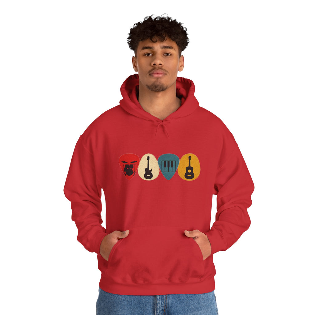 Guitar Picks Graphic Hoodie