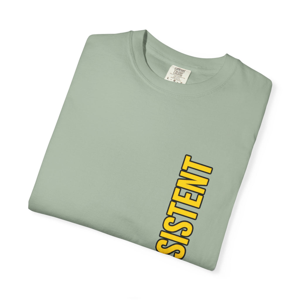 Be Consistent Vertical Graphic T-Shirt — Motivational Fitness Tee