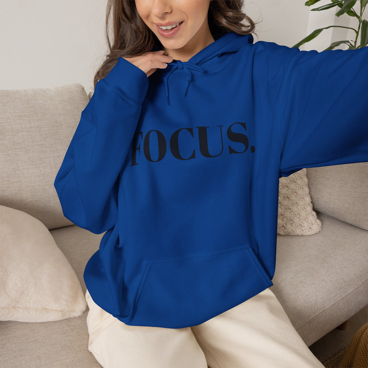 FOCUS. Hoodie — Minimal Motivational Pullover