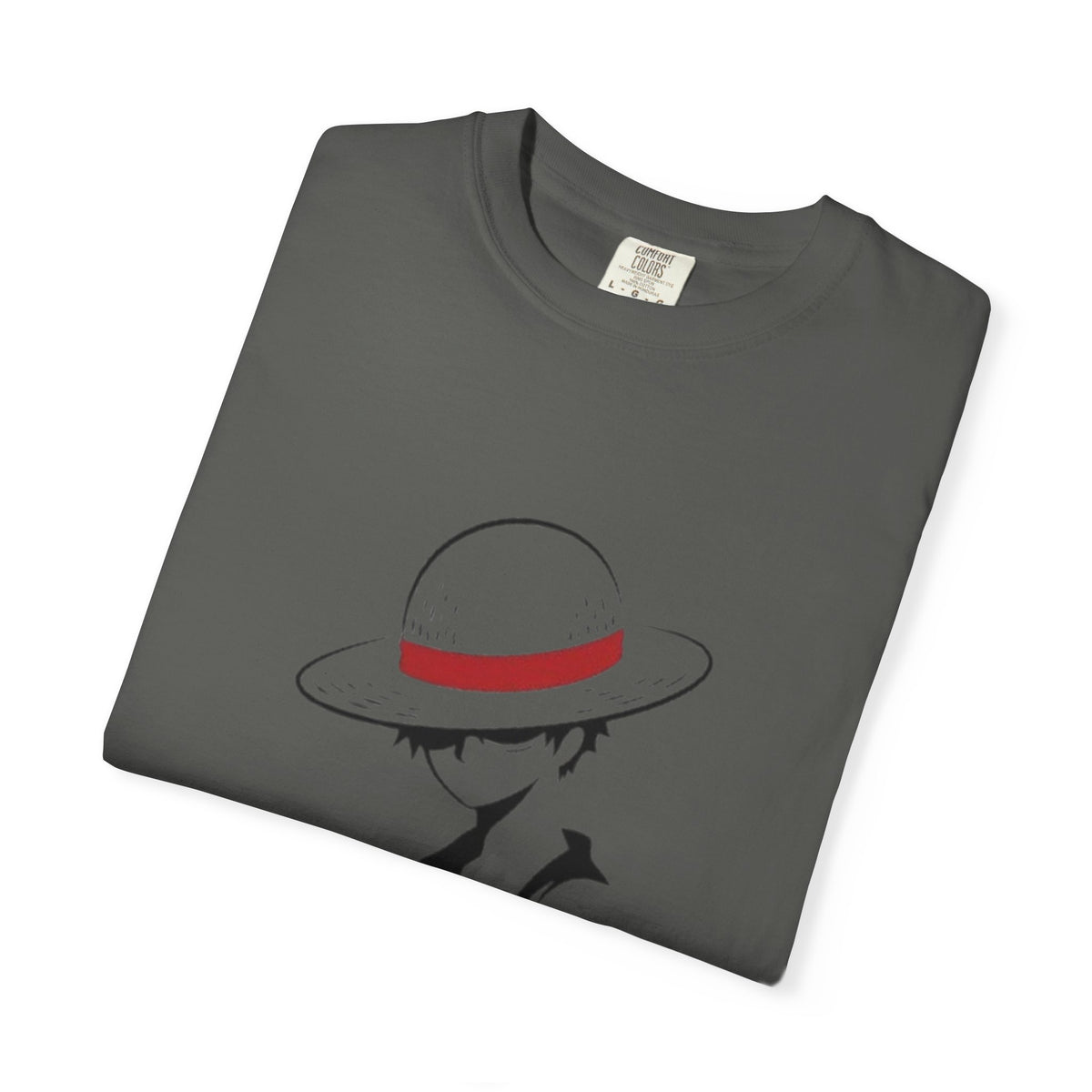 Minimal Straw Hat Silhouette T-Shirt