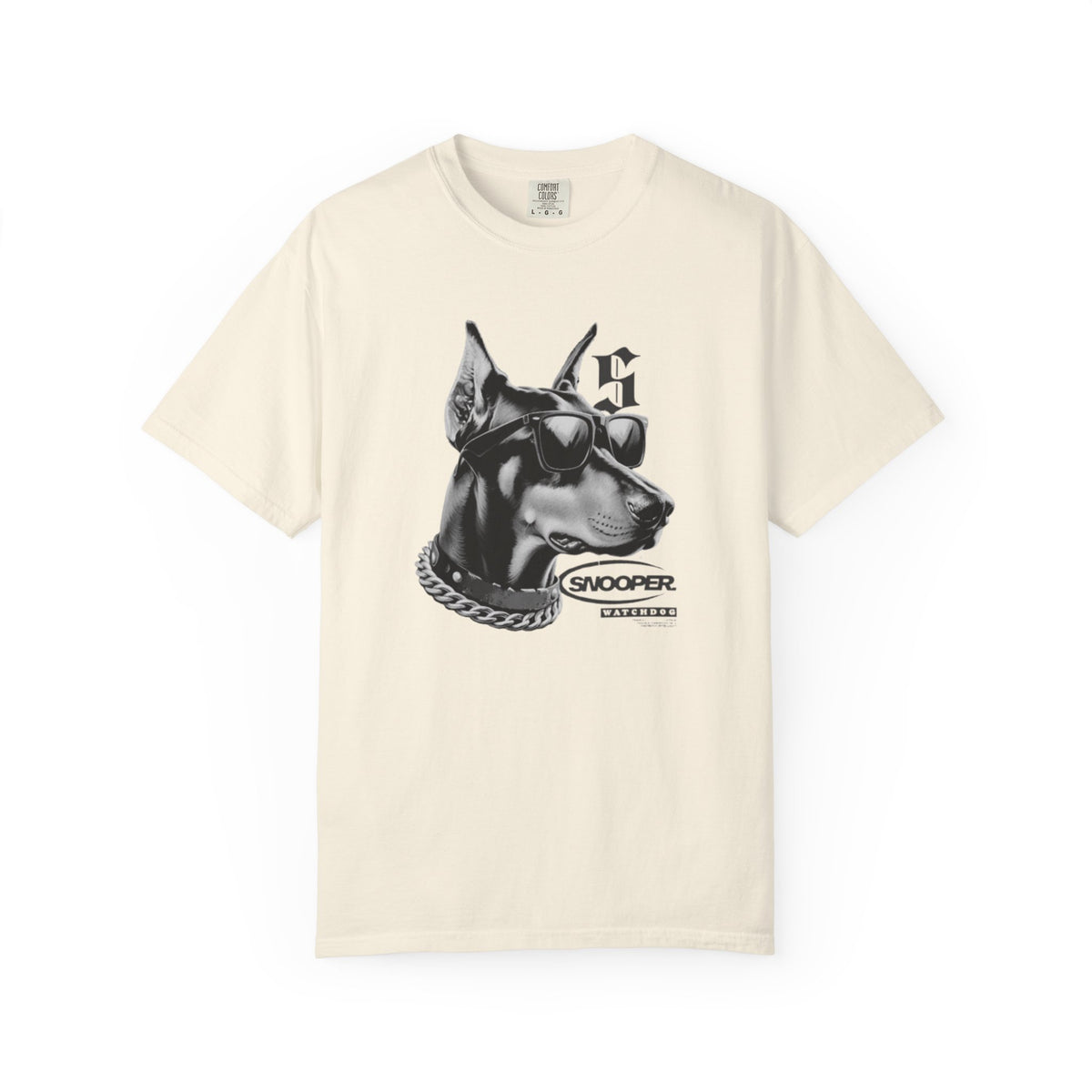 Doberman Sunglasses Graphic T-Shirt — "Snooper" Streetwear Tee