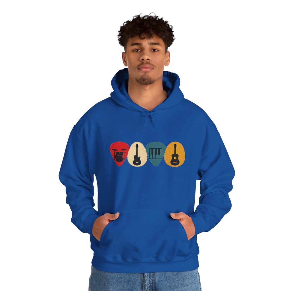 Guitar Picks Graphic Hoodie