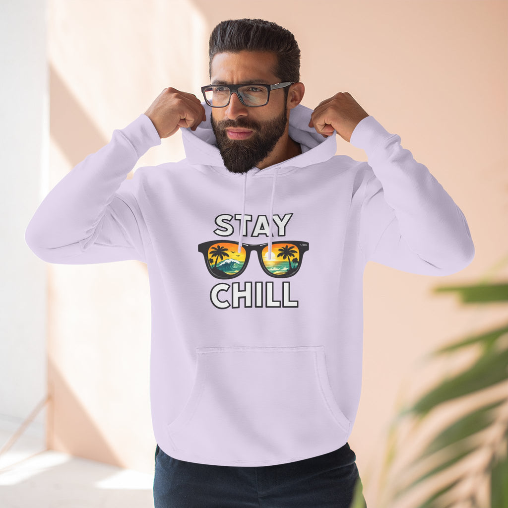 Stay Chill Sunglasses Hoodie — Casual Beach Vibe Pullover