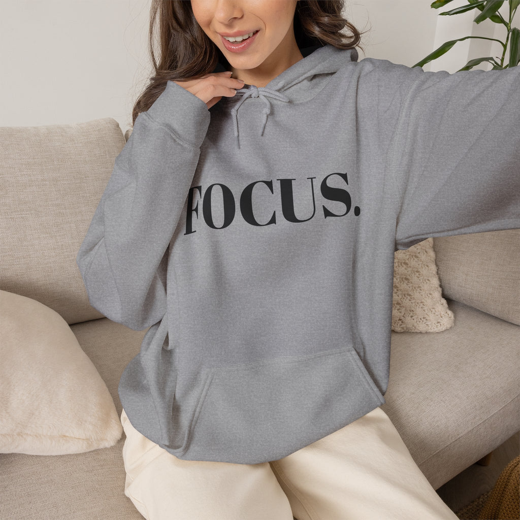 FOCUS. Hoodie — Minimal Motivational Pullover