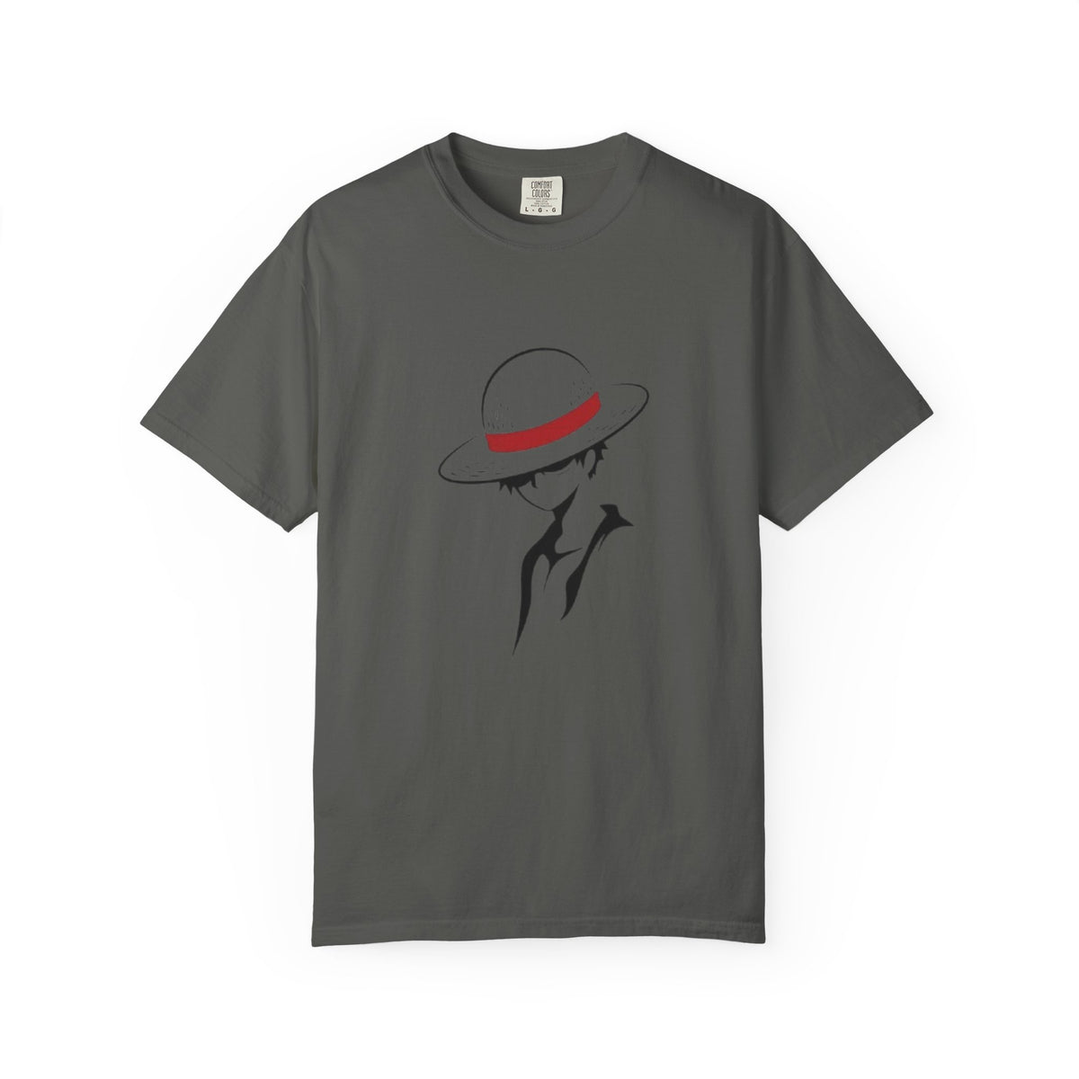 Minimal Straw Hat Silhouette T-Shirt