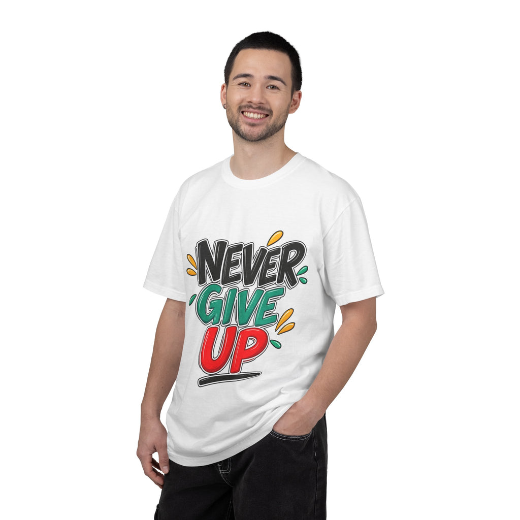 Never Give Up T-Shirt — Motivational Graphic Tee