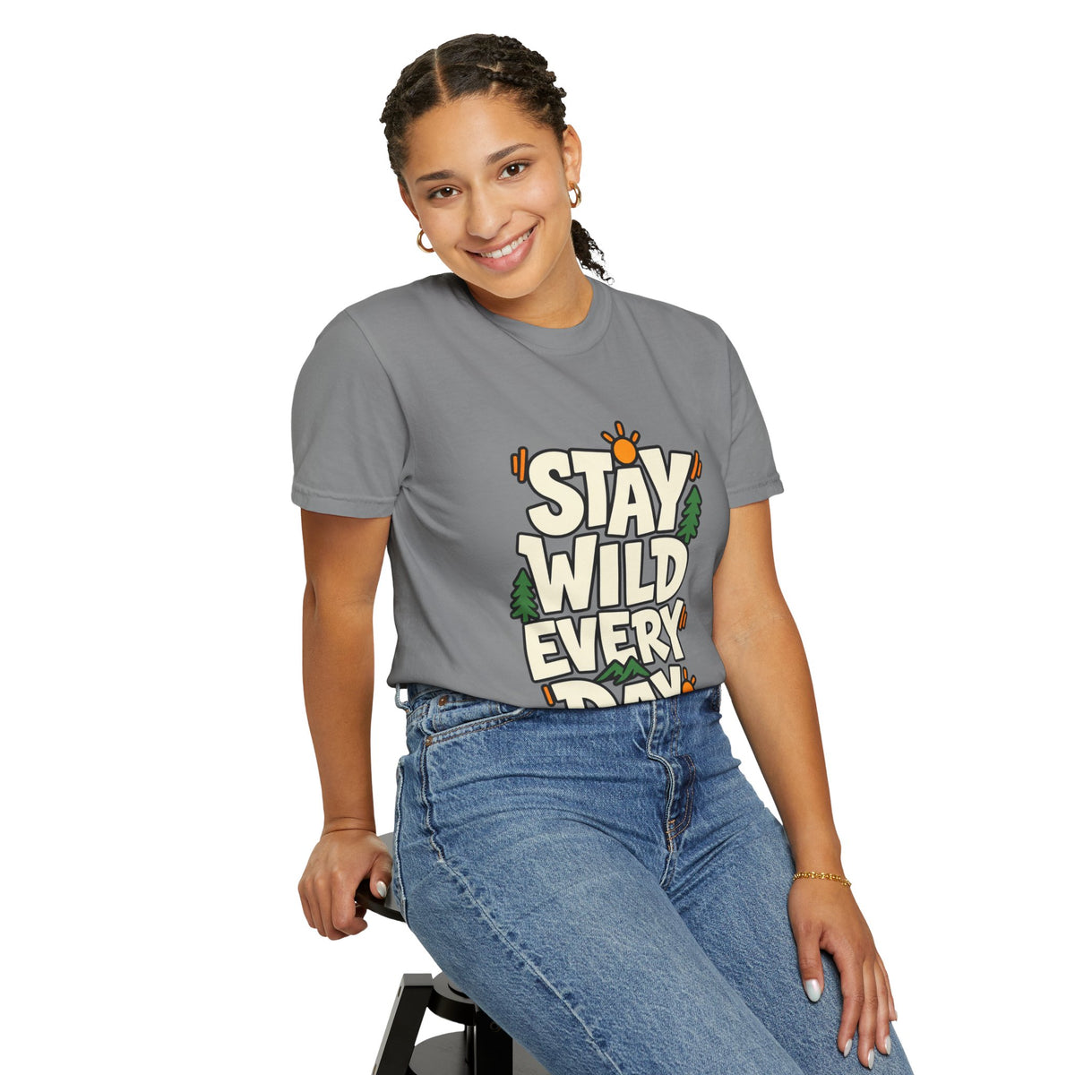 Stay Wild Every Day T-Shirt — Outdoor Adventure Graphic Tee