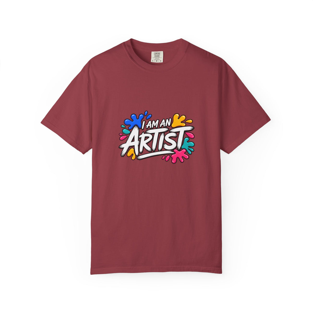 Artist T‑Shirt — "Human Artist" Colorful Paint Splash Graphic Tee