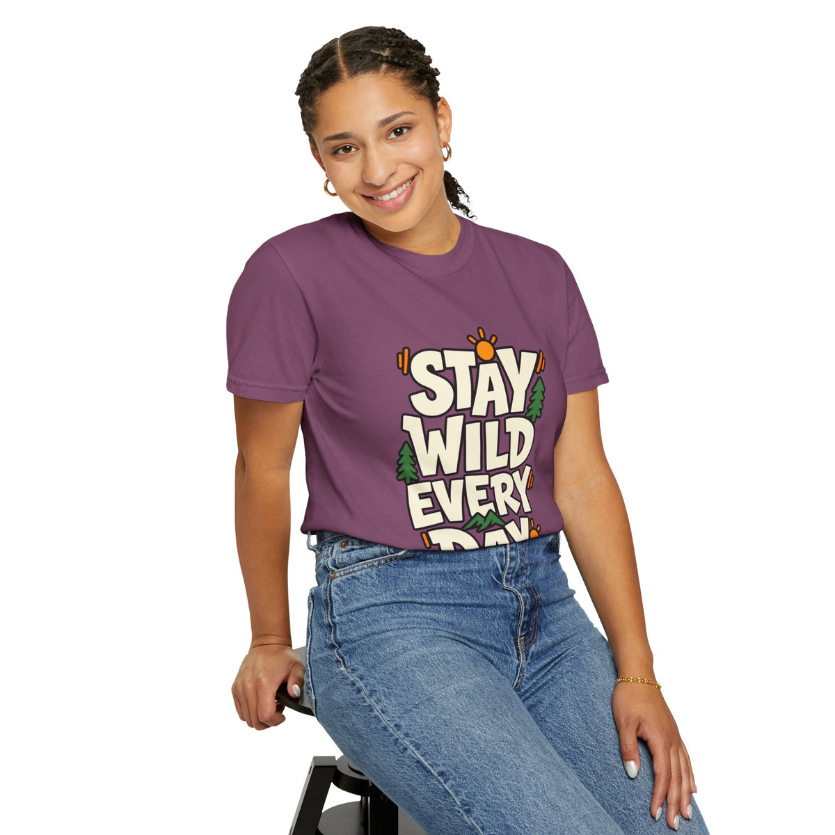 Stay Wild Every Day T-Shirt — Outdoor Adventure Graphic Tee