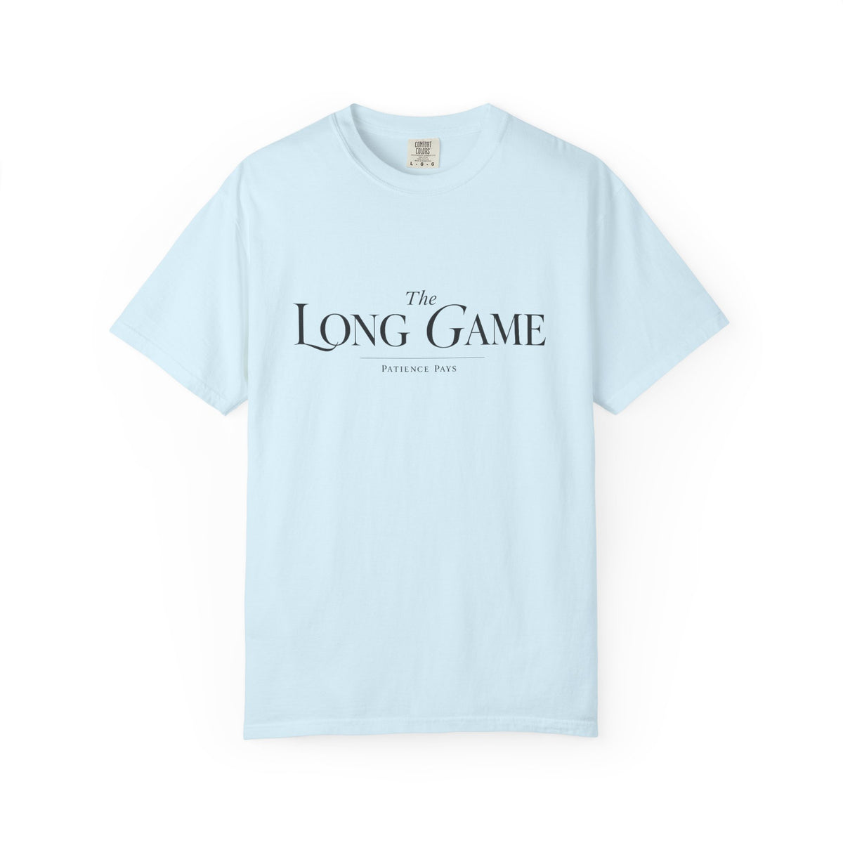 The Long Game T-Shirt — Minimalist Script Tee