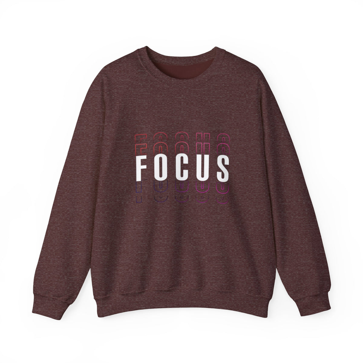 Focus Crewneck Sweatshirt — Motivational Casual Pullover